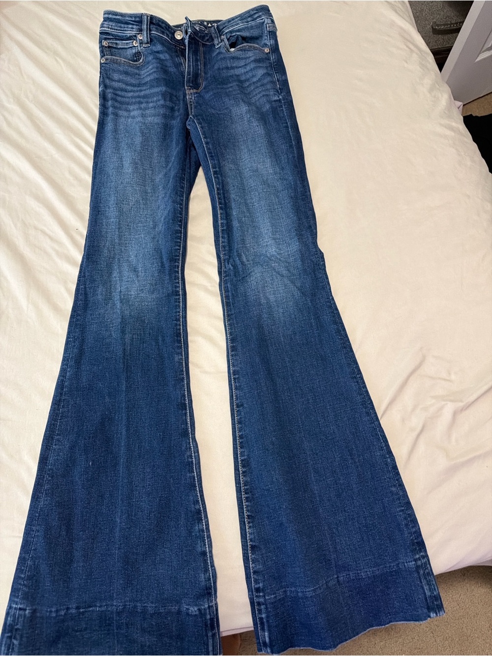 American Eagle Outfitters Dark Blue Flare Jeans